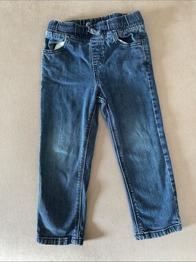 jumping beans navy blue kids' denim jeans